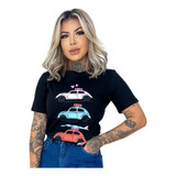 Camiseta Feminina T Shirt  100%algodão Estampa Tendência 