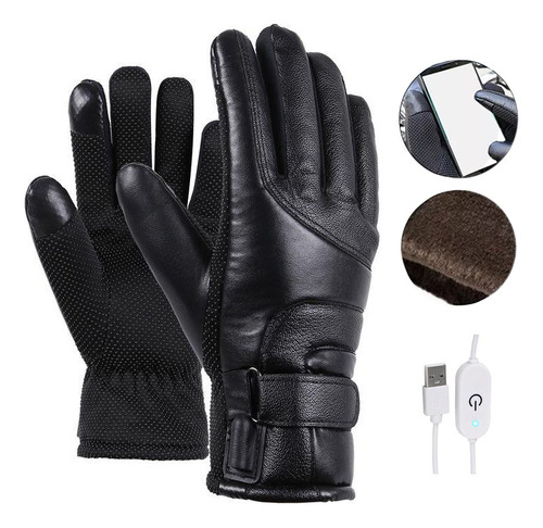 Guantes Térmicos Usb Para Conducir Motocicletas En Invierno