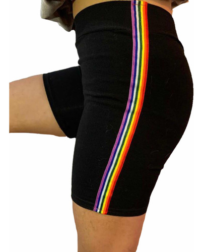 Licra Biker Short Pride Arcoíris