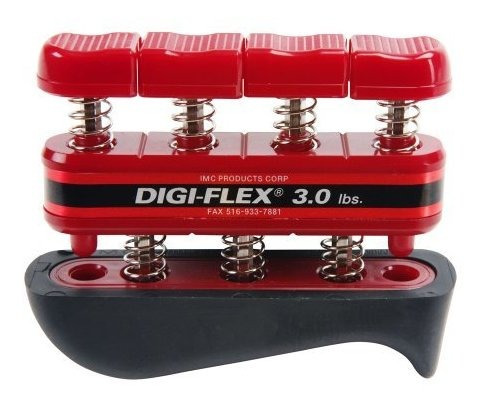 Cando Digi-flex Sistema De Ejercicio Para Manos Y Dedos, Roj