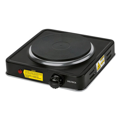 Parrilla Eléctrica Quemador Tipo Disco, Negra, Volteck 47554 Color Negro | MercadoLibre