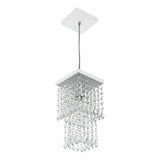 Pendente De Cristal Acrilico Spark Branco Maravilhoso