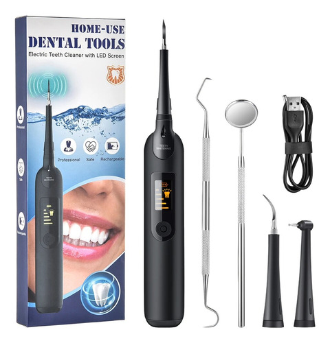 Set De Cepillos De Dientes Eléctricos Sonic Scaler Led Para