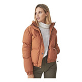 Campera Puffer Oversize Importada - Terracota 