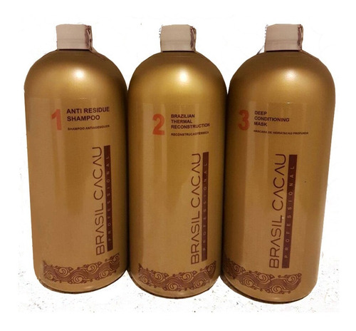 Kit Alisado Brasil Cacau Profesional 1000ml