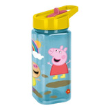 Peppa Pig Botella 510 Ml Square Water Color Amarillo