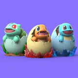 Pokemon Pascuas X3 Archivos Stl Para Impresión 3d