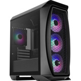 Gabinete Gamer Aerocool Aero One Mini Frost Preto Rgb 