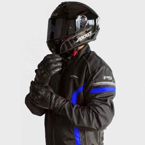 Chamarra Moto Hombre Impermeable Ps Con Protecciones