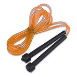 Soga De Saltar Pvc Cable Boxeo Largo Regulable Speed Fitness Color Naranja