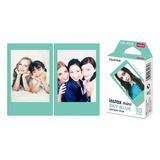 Filme Papel Instax 10un Borda Skyblue