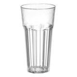 Vaso Facetado 350 Ml Transparente Acrilico  374 (ceg)