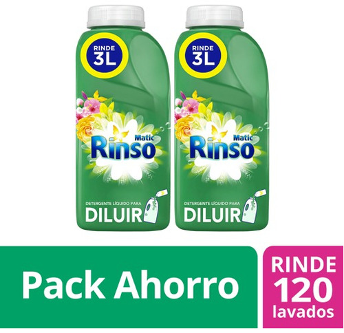 Detergente Rinso Diluir Pack 