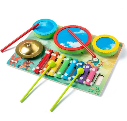 Set De Percusión Xilófono Para Niños 30 Cm