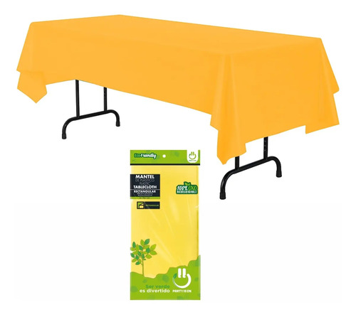 Mantel Rectangular Desechable Party Is On - 10 Piezas -