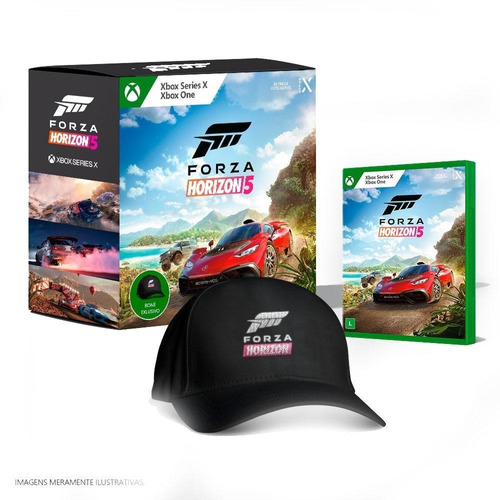 Forza Horizon 5 + Boné Ed. Especial Xbox Mídia Física Br