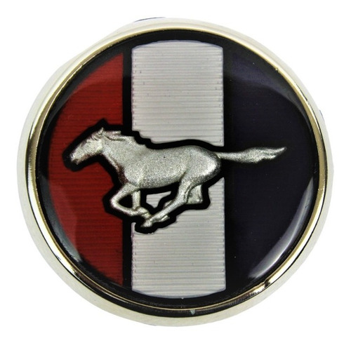 Emblema Mustang Cofre Caballo Auto Clasico Metal 1979-1982