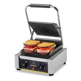 Plancha Eléctrica Panini 1800 Watts Comercial B D V