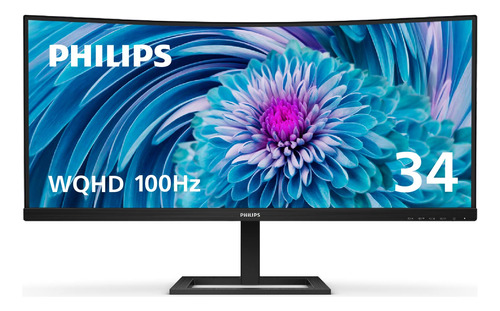 Monitor Philips 34 Curvo Sin Marco Qhd 3440x1440