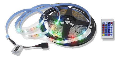 Tira 60 Leds/m Luz Rgb 40w 5mts Ip65 Con Control T5050rgb08