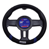 Funda Cubre Volante Sparco Original Negro/azul Fibra Sps132r