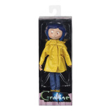 Muñeca Coraline Bendy Doll Raincoat Abrigo Amarillo Neca