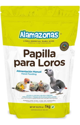 Papilla Para Loros 1kg 100% Mexicano