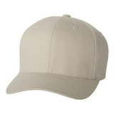 Flexfit Estructurado Twill Cap, Piedra, Pequeño - Medio.