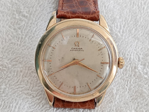 Reloj Omega Automático Gold Filled Vintage De Colección 