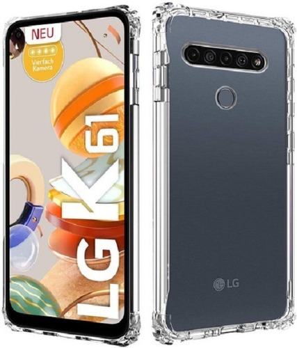 Funda Tpu Transparente Reforzada Flexible Para LG K61