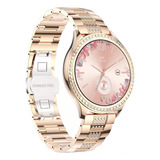 Smartwatch Mujer Multiusos (rose Gold & Silver)