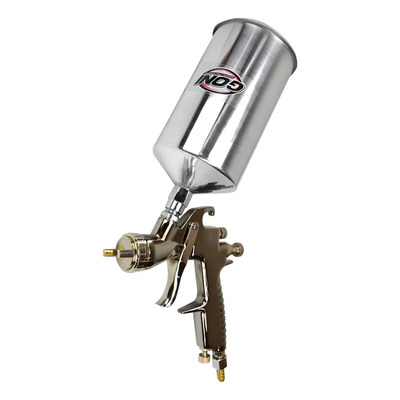 Pistola Gravedad Goni 620 Vaso Aluminio 1L Color Plateado | Envío gratis