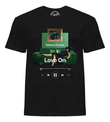 Playera Selena Gomez Love On Reproductor De Música T-shirt