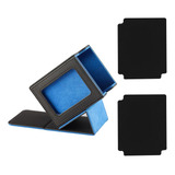 Caja Para Baraja De Cartas Coleccionables, Azul Negro