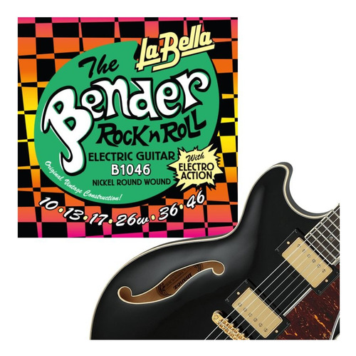 Encordado Guitarra Eléctrica La Bella Super Bender B1046