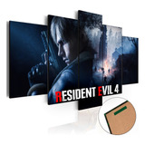 Quadro Decorativo Resident Evil 4 Remake Sala Quarto Game