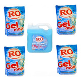 Detergente Ro Gel 3l Concentrado X4 + Suavizante Ro 5l 
