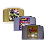 Zelda Ocarina Of Time + Majoras Mask + Smash Bros N64 R-pr0