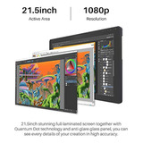 2020 Huion Kamvas 22 Plus Tableta Gráfica De Dibujo Con Pant