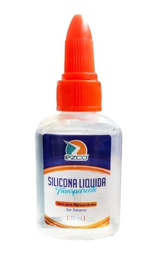 Silicona Liquida Transparente Adhesiva Ezco X 30ml