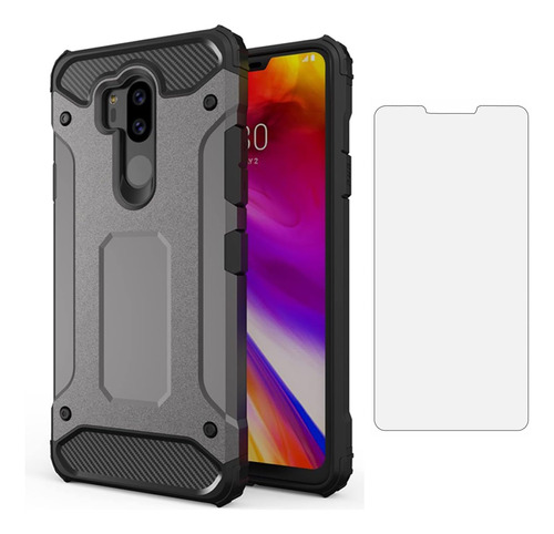 Asuwish Funda Para Teléfono LG G7 Thinq Con Protector De De