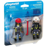 Playmobil Duo Pack - Bomberos Con Equipo - 70081