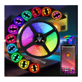 Cinta Led Tira Rgb 5050 Bluetooth App Usb 5 Metros