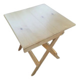 Mesa De Servicio O Desayunadora Plegable 100% Madera De 1ra 