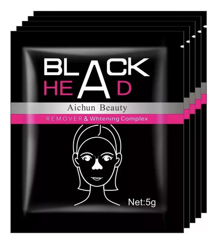 Mascarilla Negra Facial Puntos Negros Nariz Acné Granos F