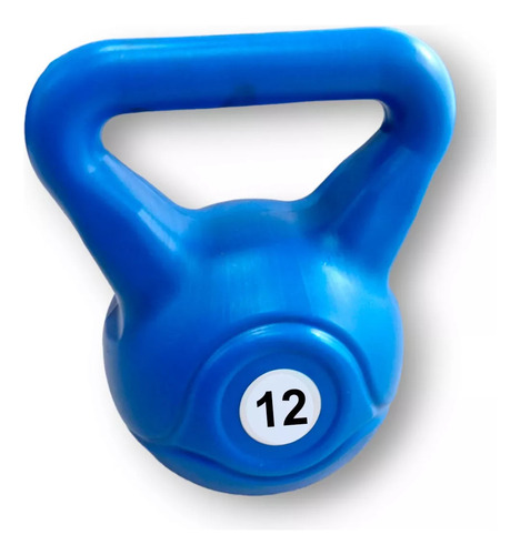 Pesa Rusa Kettlebell Pvc 12kg Gym Gimnasio Fitness Fit Casa