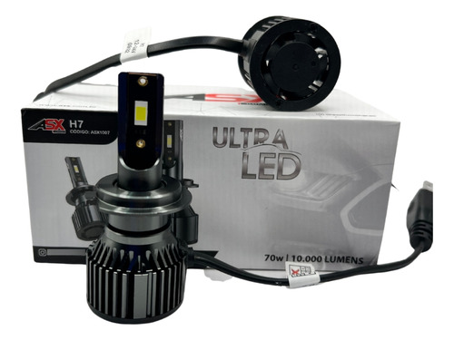 Lampada Ultra Led 70w 8000lm 12/24v 4300k Cor Original