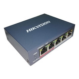 Switch Poe 4 Port 10/100m Hikvision 