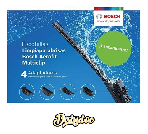 Kit X2 Escobillas Delantera Bosh Aerofit Jeep Cherokee Sport Foto 8