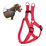 Arnes Pretal Perro Ajustable Mascotas Grande Rojo